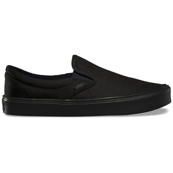 Vans Men's Slip-On Lite+ (Canvas)Black/Black - Picture 1 of 7